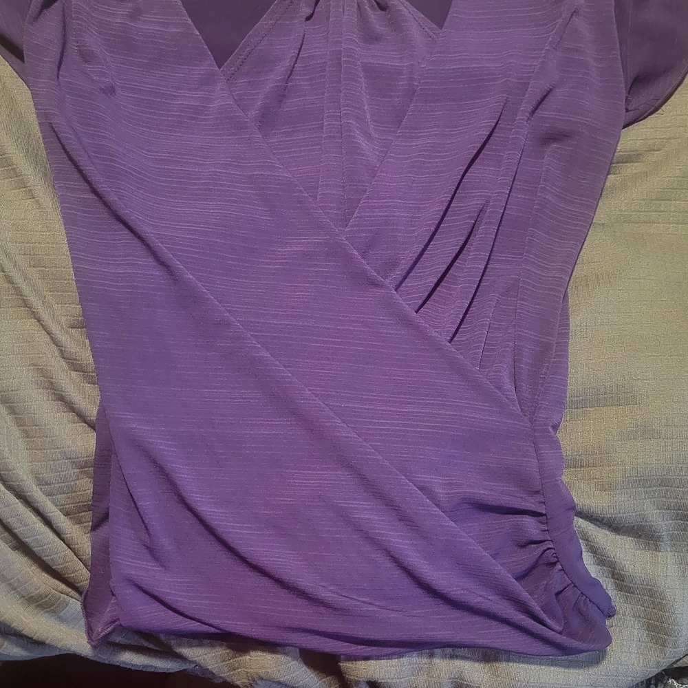 Chic Women's Purple Blouse